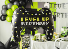 Naložite sliko v pregledovalnik galerije, BALON HAPPY BIRTHDAY LEVEL UP 45cm
