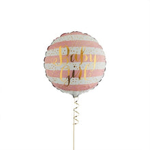 Naložite sliko v pregledovalnik galerije, BALON ZA ROJSTVO, BABY GIRL STRIPE 46cm
