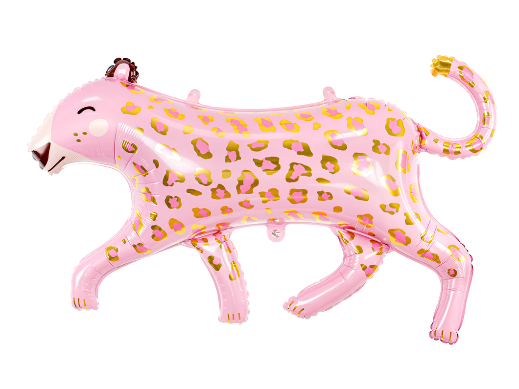 BALON PINK LEOPARD  103x63cm